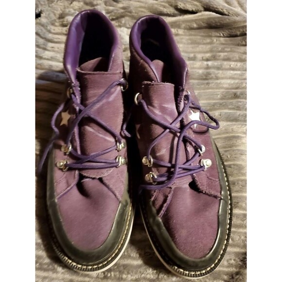 CONVERSE Mountain Club Purple Platform Shoes Womens 9 - Picture 3 of 12